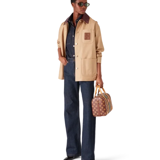 Veste de travail beige