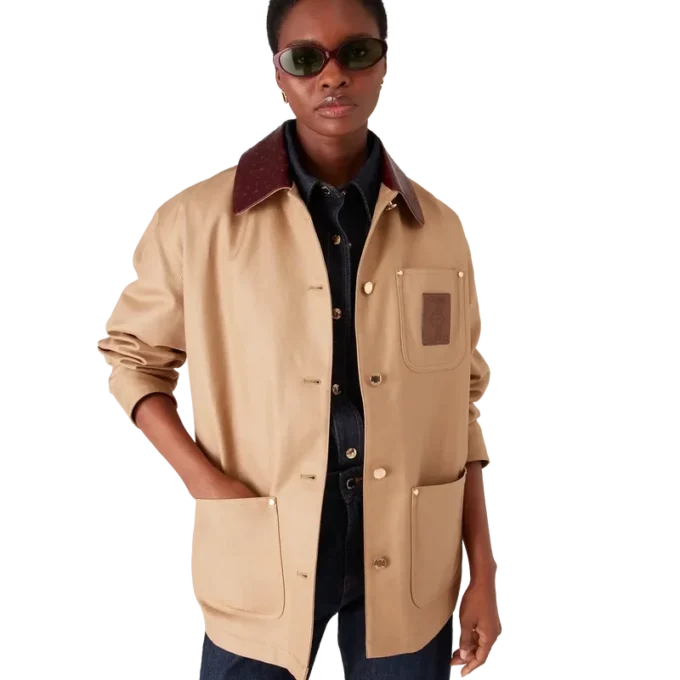 Veste de travail beige