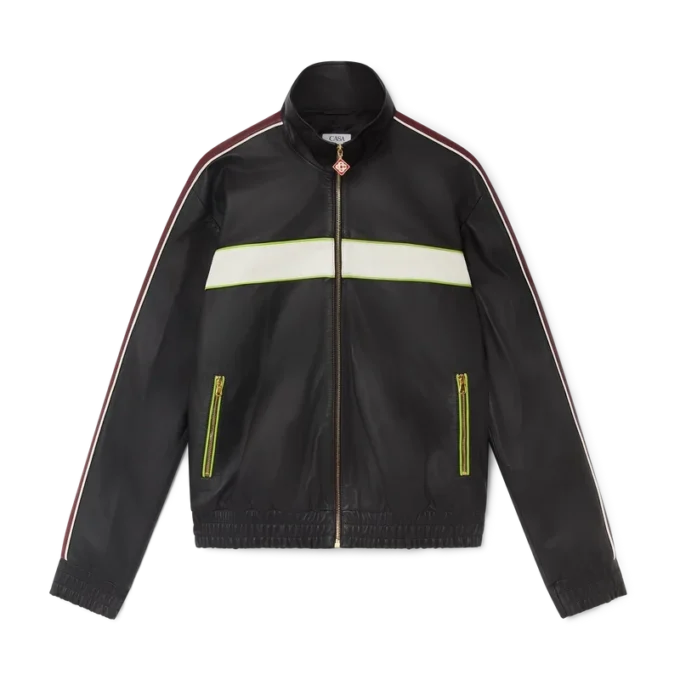 Veste en cuir noir Veste en cuir noir