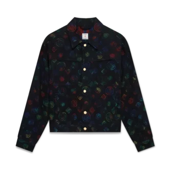 Veste en denim Heatmap