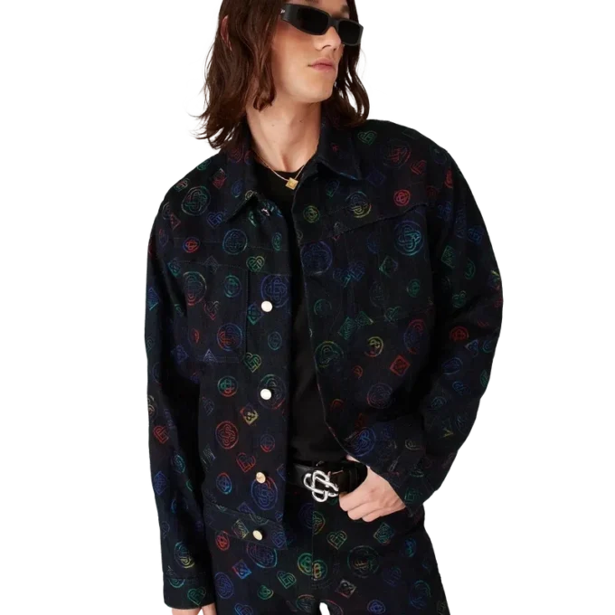 Veste en denim Heatmap