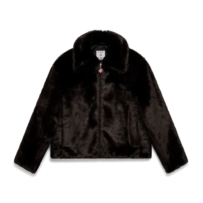 Veste en fausse fourrure