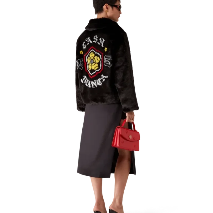 Veste en fausse fourrure