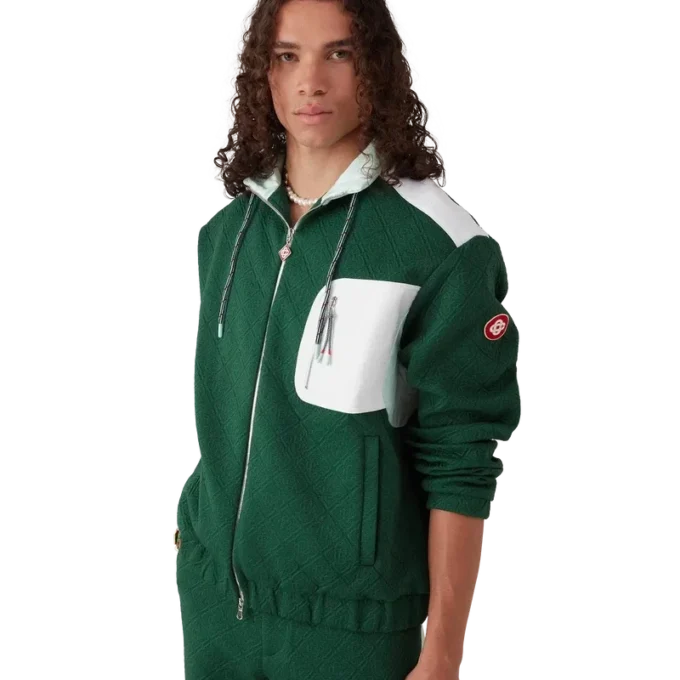 Veste en jacquard monogramme nylon Veste en jacquard monogramme nylon