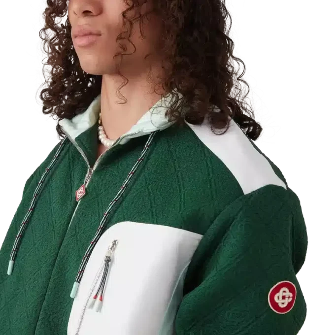 Veste en jacquard monogramme nylon Veste en jacquard monogramme nylon