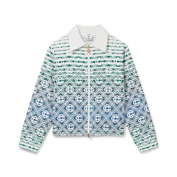 Veste en tissu éponge dégradé Monogram Veste en tissu éponge dégradé Monogram