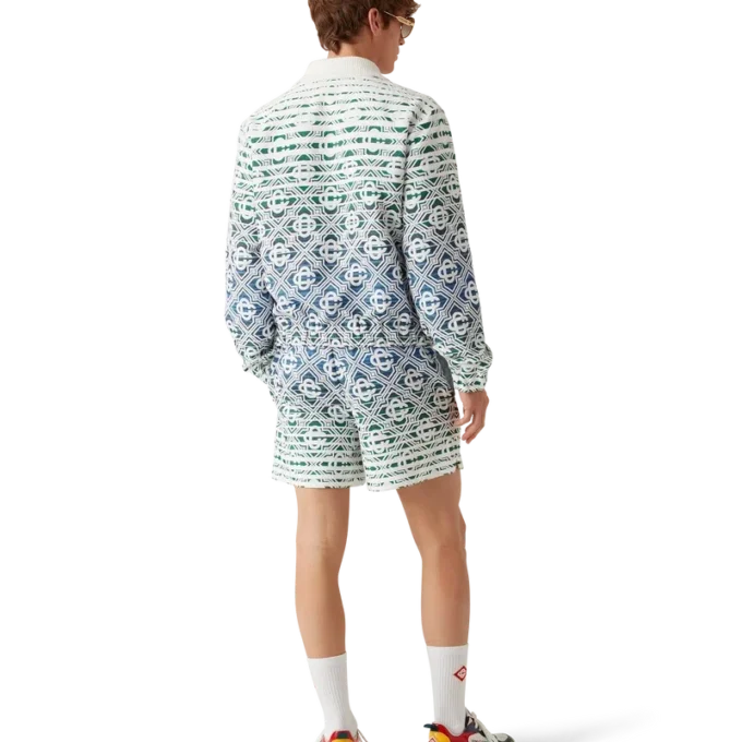 Veste en tissu éponge dégradé Monogram Veste en tissu éponge dégradé Monogram