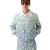 Veste en tissu éponge dégradé Monogram Veste en tissu éponge dégradé Monogram