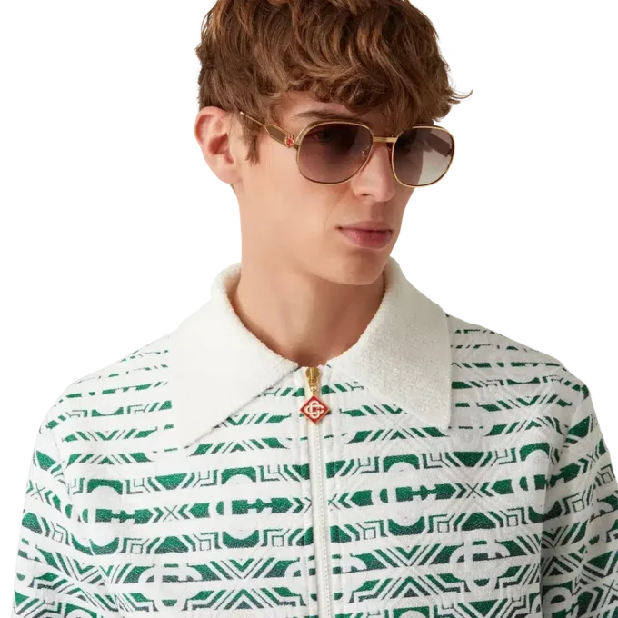 Veste en tissu éponge dégradé Monogram Veste en tissu éponge dégradé Monogram