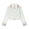 Veste en tissu éponge à motif Monogram Heart dégradé
