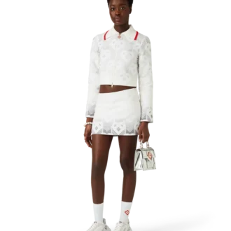 Veste en tissu éponge à motif Monogram Heart dégradé