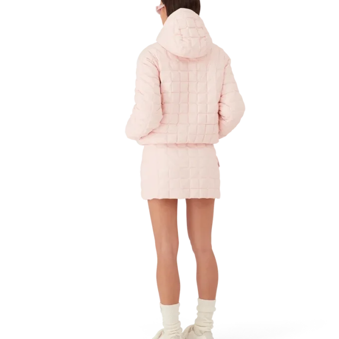 Veste matelassée à capuche en nylon