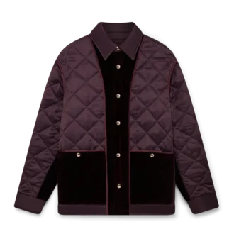 Veste matelassée en satin