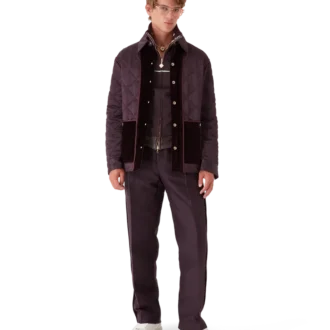 Veste matelassée en satin