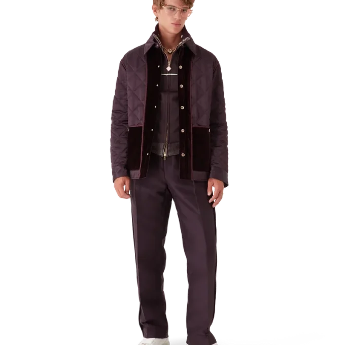 Veste matelassée en satin