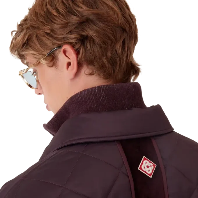 Veste matelassée en satin