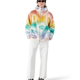 Veste polaire Monogramme en demi-teintes