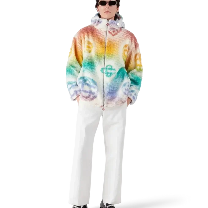 Veste polaire Monogramme en demi-teintes