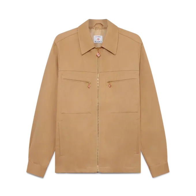 Veste zippée en coton